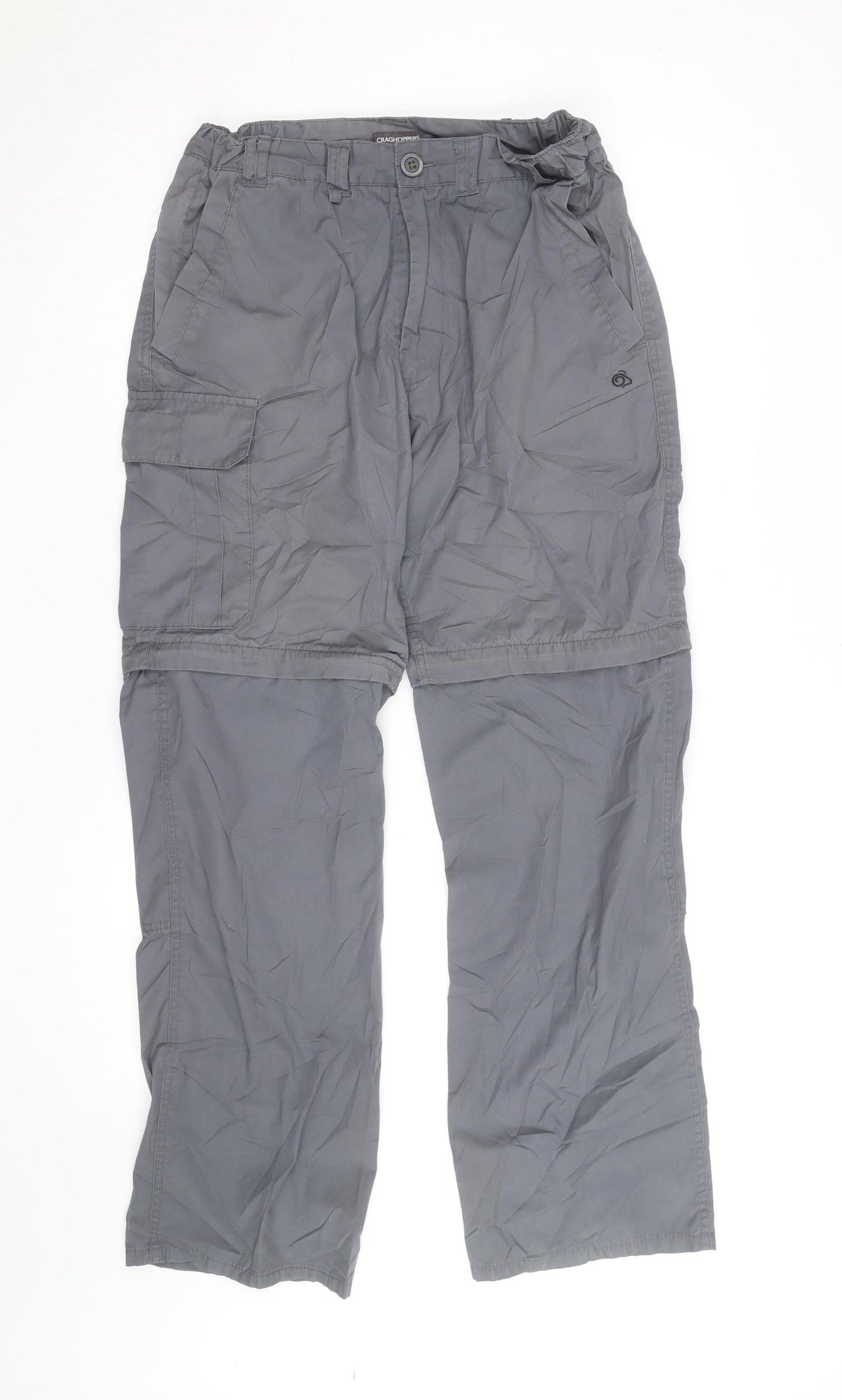 Craghoppers Mens Grey Convertible Cargo Trousers M Regular