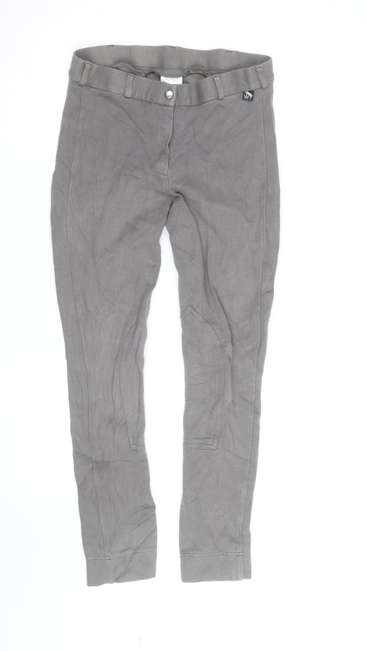 Whitaker Womens Grey Breeches UK 28 Riding Trousers Cotton Blend