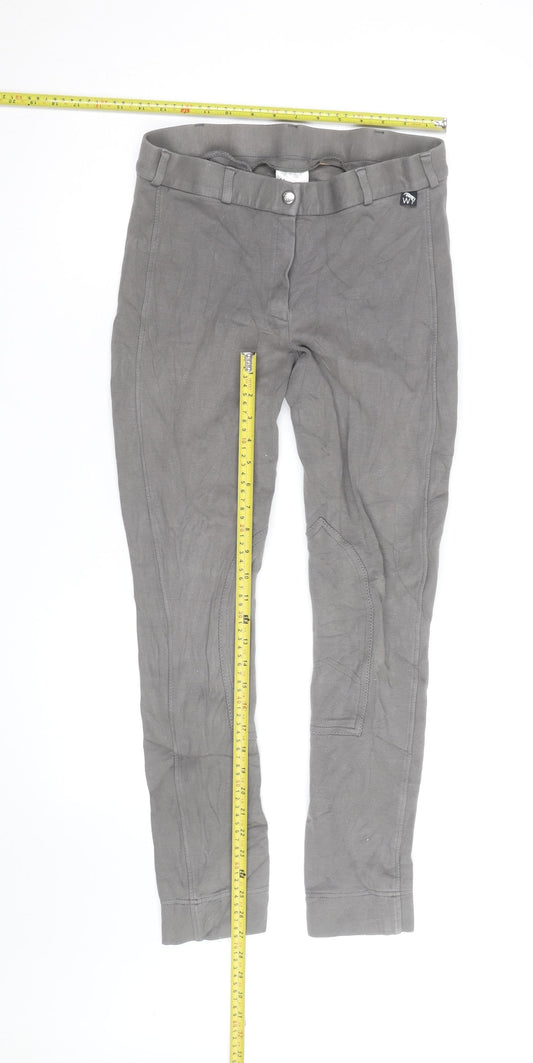 Whitaker Womens Grey Breeches UK 28 Riding Trousers Cotton Blend