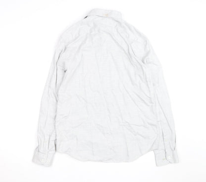 Marks and Spencer Autograph Men’s White Cotton Long Sleeve Shirt M