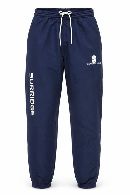 Surridge Men's Blue Track Pants M Regular Fit Quick Dry Activewear