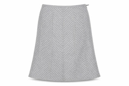 Marks and Spencer Women Grey Wool Blend A-Line Knee Length Skirt UK 12