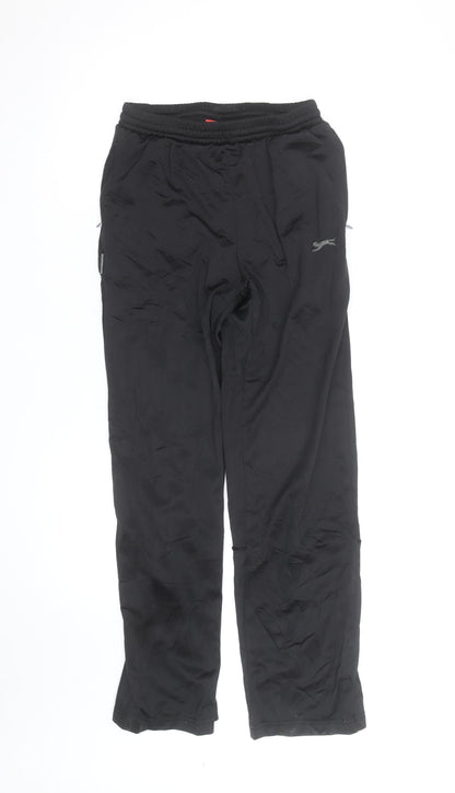 Slazenger Men's Black XS Track Pants Quick Dry Activewear Trousers