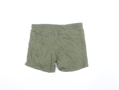 Jack & Jones Men's Green Athletic Shorts L Regular Fit Drawstring