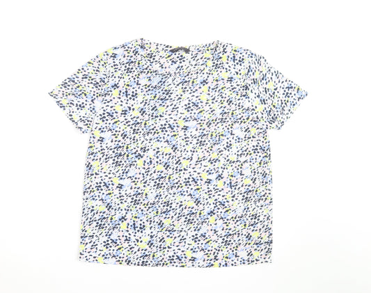 Marks and Spencer Women's Multicoloured Animal Print T-Shirt Size 12