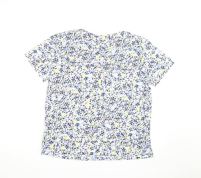Marks and Spencer Women's Multicoloured Animal Print T-Shirt Size 12