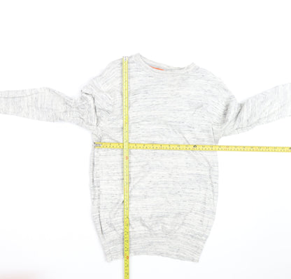 Superdry Men's Grey Small Crew Neck Pullover Jumper
