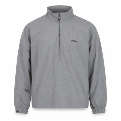 PING Men's Grey Small Windbreaker Golf Jacket Lightweight