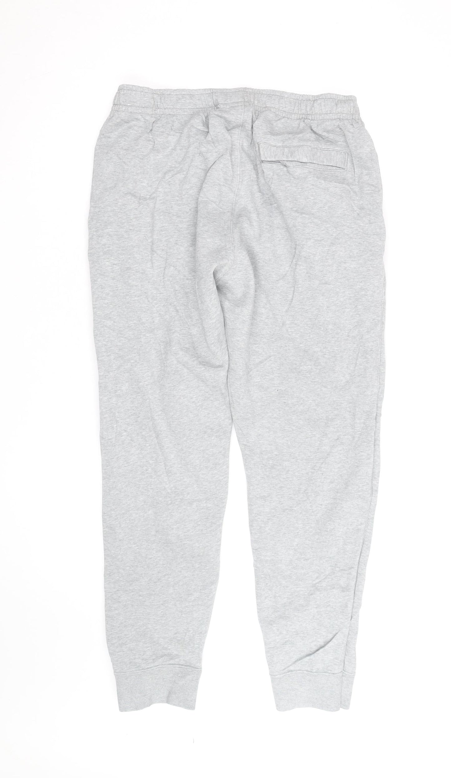 Nike Men's Grey Jogger Sweatpants L Regular Fit Activewear Trousers