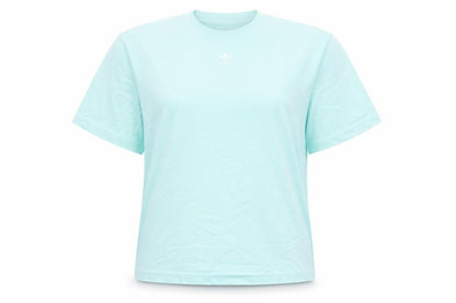 Adidas Womens Green Cotton Short Sleeve Basic T-Shirt M