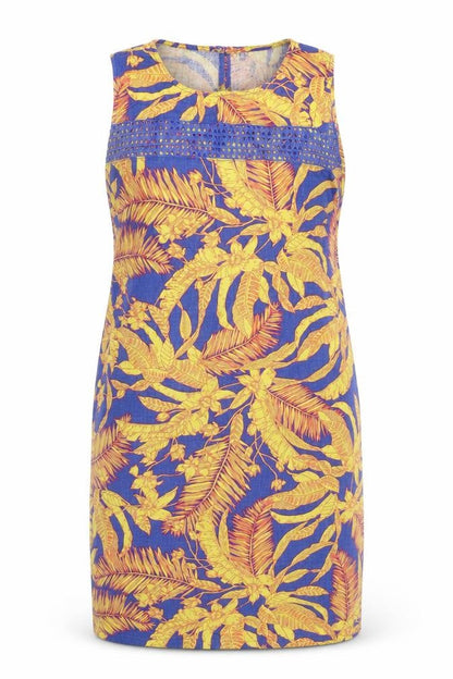 Next Women’s Multicoloured Tropical Shift Dress Size 18 Sleeveless