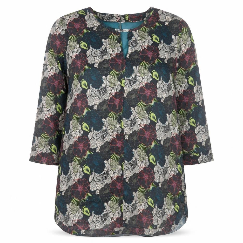 Ness Women’s Multicoloured Floral Tunic Blouse UK 12