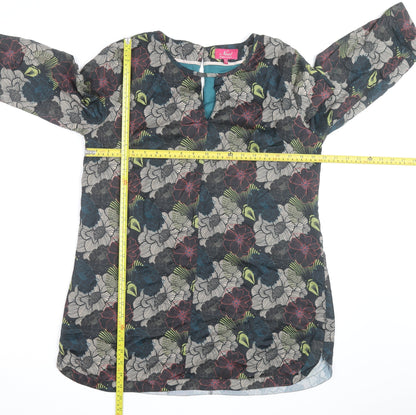 Ness Women’s Multicoloured Floral Tunic Blouse UK 12