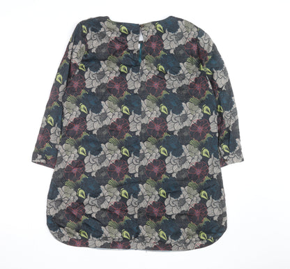 Ness Women’s Multicoloured Floral Tunic Blouse UK 12