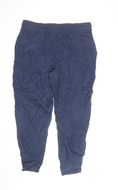 Marks and Spencer Women’s Blue Jersey Jogger Trousers Size 16