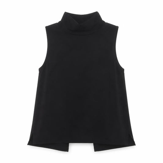 French Connection Women's Black Sleeveless Wrap Blouse Size S