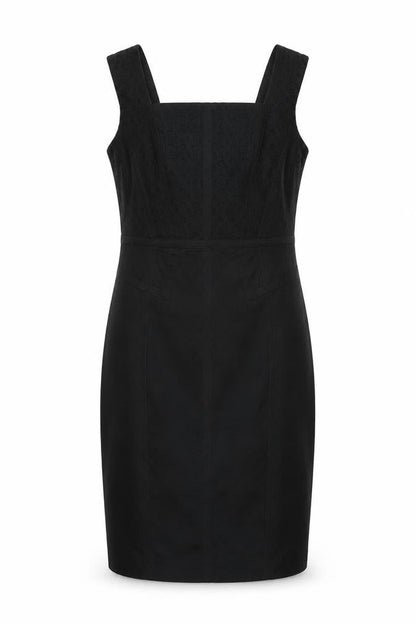 Marks and Spencer Women’s Black Cotton Sheath Dress UK 16