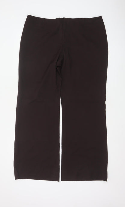 Paul Costelloe Women’s Brown Size 16 Dress Pants Straight Leg