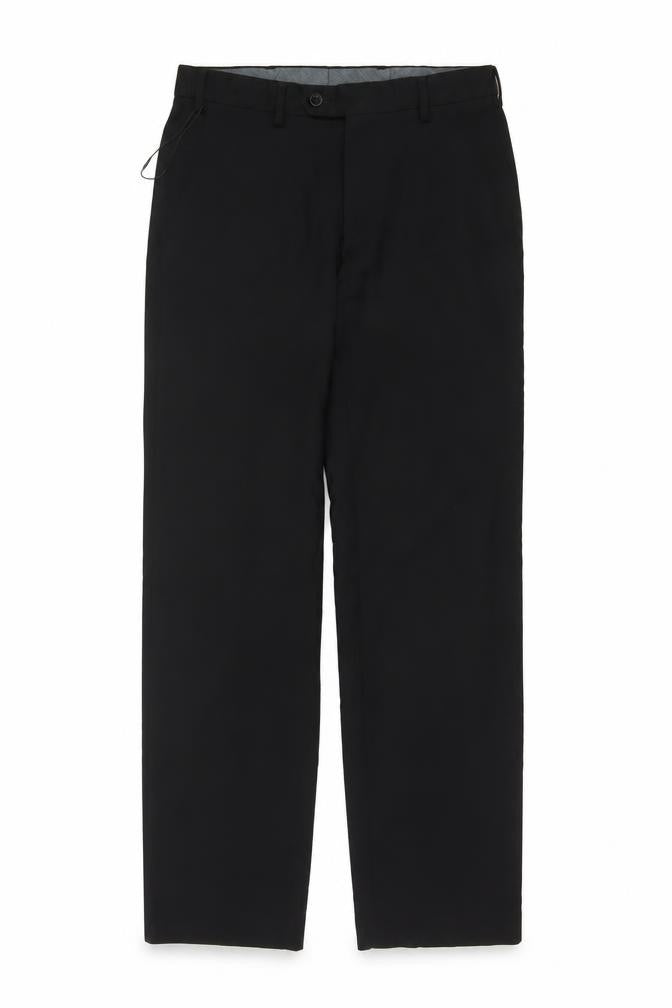 Marks and Spencer Men's Black 32x33 Tailored Dress Trousers