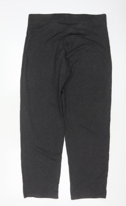 Marks and Spencer Women Grey Size 16 Short Leggings Trousers