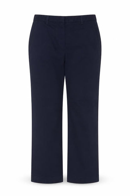 Marks and Spencer Women Navy Blue Size 12 Short Chino Trousers