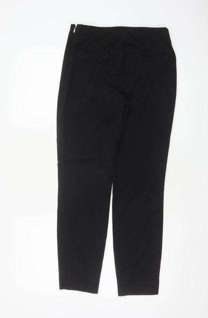 H&M Women’s Black Slim Fit Ponte Trousers Size 8