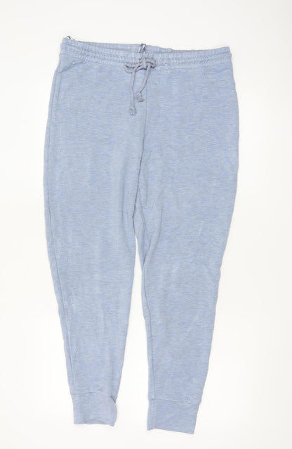 Marks and Spencer Womens Blue Jersey Pyjama Pants Size 16