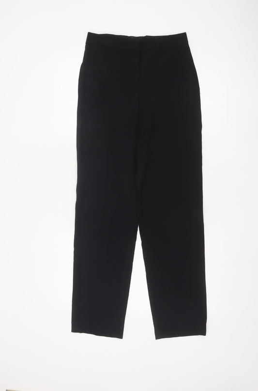 Marks and Spencer Women's Black Regular Slim Trousers Size 6