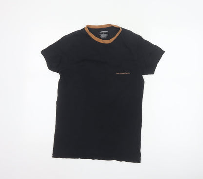 Emporio Armani Men’s Black Slim Fit Crew Neck T-Shirt S