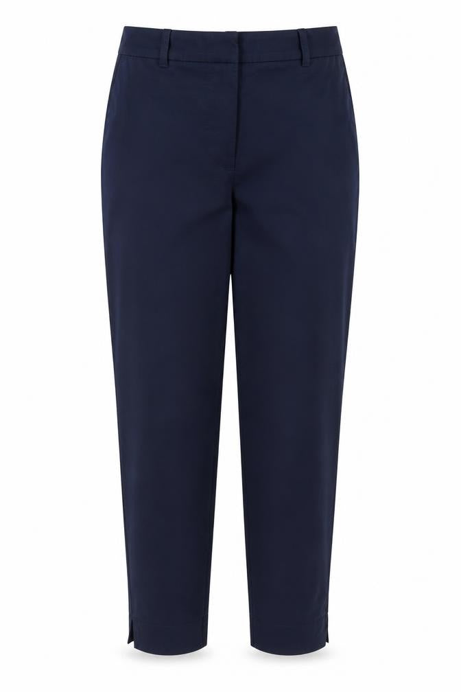 Marks & Spencer Women's Blue Slim Fit Ankle Trousers Size 6