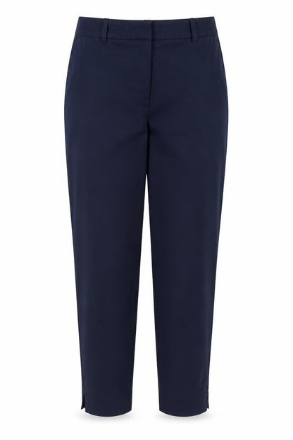 Marks & Spencer Women's Blue Slim Fit Ankle Trousers Size 6