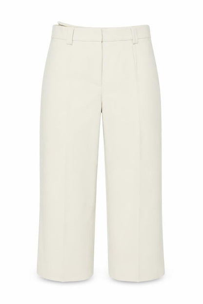 Marks and Spencer Men's Beige Regular Fit Dress Pants Size 18 Belted