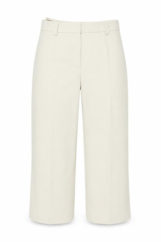 Marks and Spencer Men's Beige Regular Fit Dress Pants Size 18 Belted