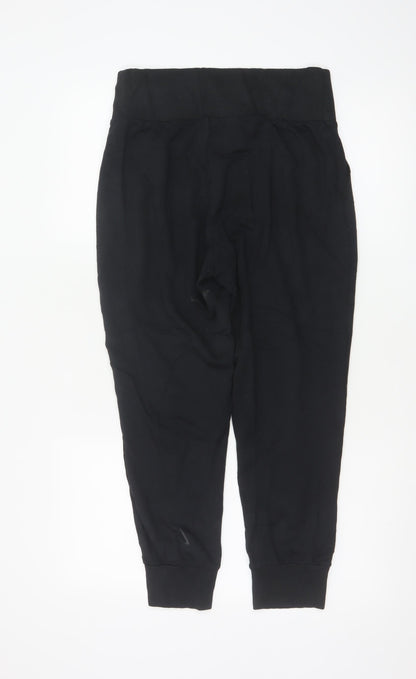 Nike Womens Black Dri-FIT Jogger Trousers M Regular Fit