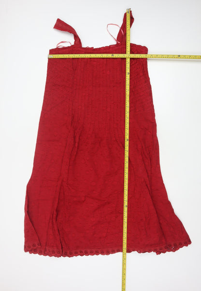 Marks and Spencer Per Una Women Red Size 18L Sleeveless A-Line Dress