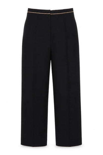 Eastex Women’s Black Polyester Straight Leg Trousers UK 14