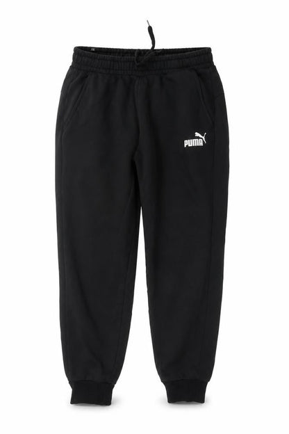 Puma Men's Black Jogger Trousers Medium Regular Fit Fleece