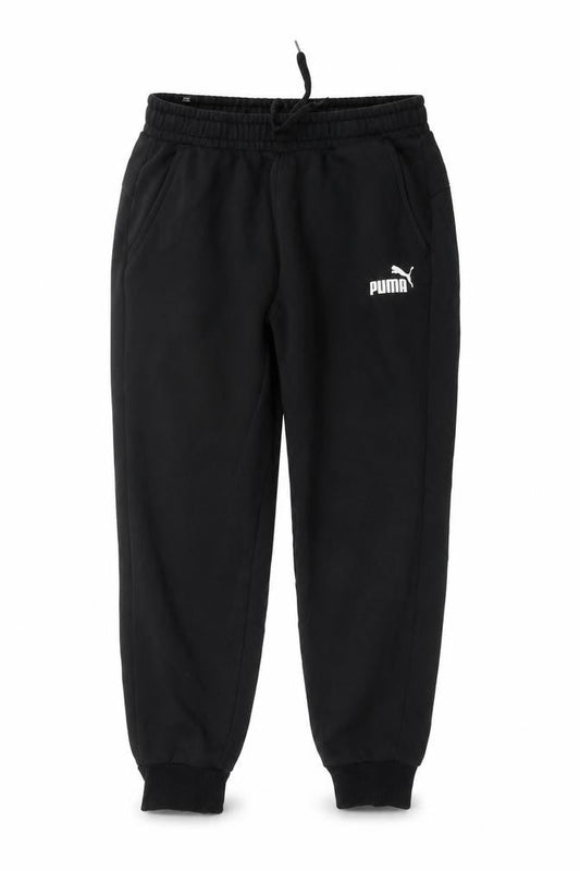 Puma Men's Black Jogger Trousers Medium Regular Fit Fleece