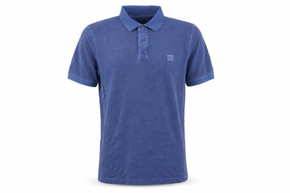 Marks & Spencer Men's Blue Regular Fit Cotton Polo Shirt M