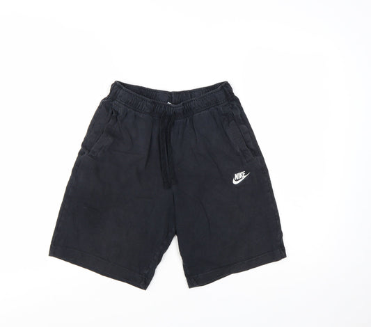 Nike Men's Black Athletic Shorts Size S Elastic Waist Sportswear