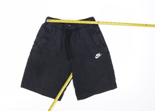 Nike Men's Black Athletic Shorts Size S Elastic Waist Sportswear