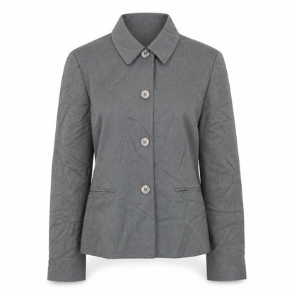 Next Women Grey Size 12 Single-Breasted Suit Jacket
