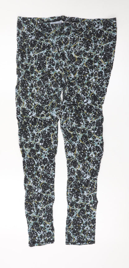 Thought Women’s Multicoloured Geometric Leggings Size 16