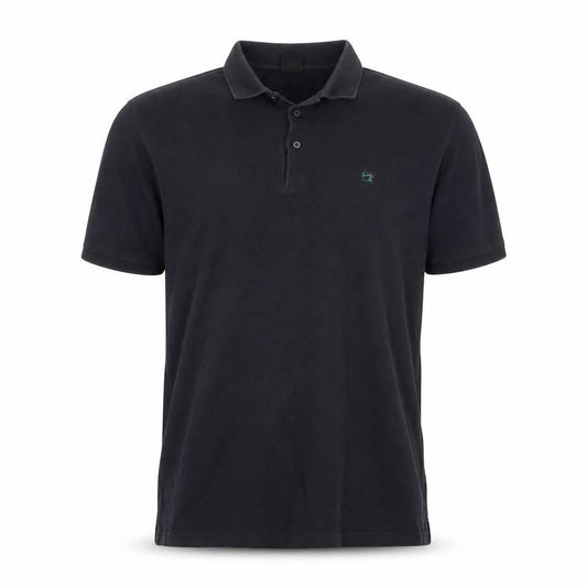Scotch & Soda Men's Black Cotton Polo Shirt XL Regular Fit