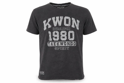 KWON Men’s Black Taekwondo Spirit Graphic T-Shirt Size L