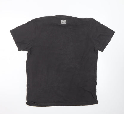 KWON Men’s Black Taekwondo Spirit Graphic T-Shirt Size L