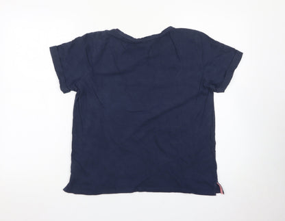 Crew Clothing Company Women’s Blue Cotton T-Shirt Size 12