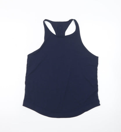 Sweaty Betty Womens Blue Racerback Slim Fit Tank Top Size S