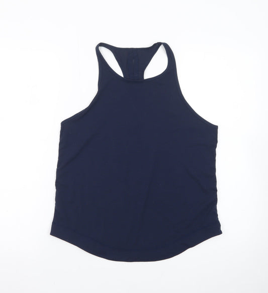 Sweaty Betty Womens Blue Racerback Slim Fit Tank Top Size S