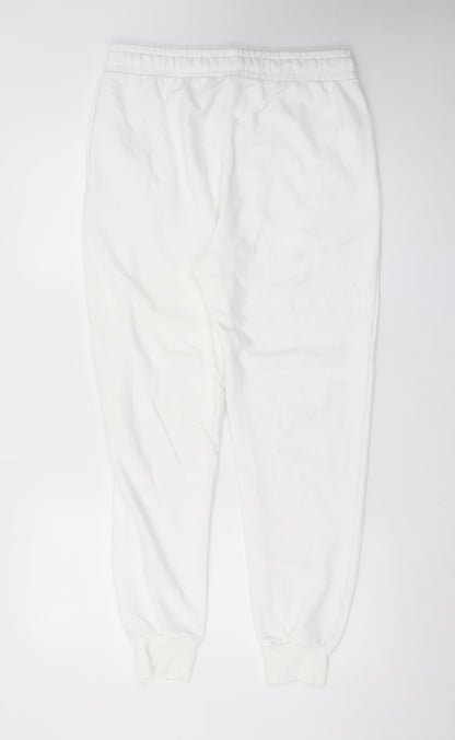 Nobody's Child Womens White Size 12 Jogger Sweatpants